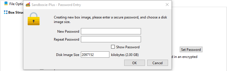 Setting Password 2